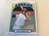 JOE MORGAN Astros 1972 Topps Baseball Card