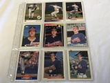 JOHN SMOLTZ Lot of 9 Baseball Cards with ROOKIES