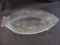 Vintage Glasbake 4141 Glass Fish Platter