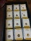 Lot of 12 SGS graded dime coin slabs 1973-1975