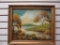 Vintage Oil Painting  by Stello Signed & Framed