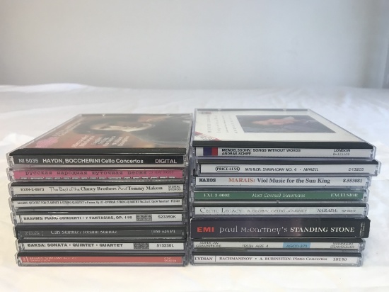 Lot of 16 CLASSICAL Music CDS