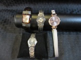 Lot of 4 Ladies Watches, Including: Anne Klein II