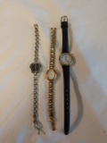 3 ladies wrist watches: Timex and Brio