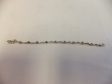 .925 Silver Jeweled Bracelet