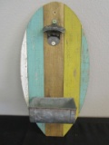 Decorative Wood Surfboard Bottle Opener