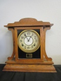 Vintage Ingraham Kitchenette 8 Day Shelf Clock