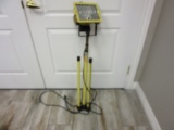 Yellow Halogen Work Light with Stand