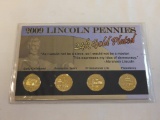 2009 24k Gold Plated Lincoln Pennies