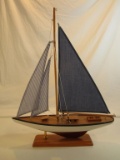 Wood Home Decor Sail Boat