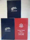 Lot of 3 United States Mint Proof Set Boxes