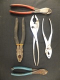 Lot of 5 Pliers and Cutters