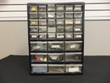 Blue 39-Drawer Cabinet with Equipment