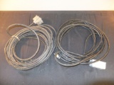 Lot of 2 Heavy Duty Electrical Cables
