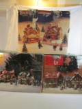 Lot of 3 Christmas Starter Kits, Buildings Only