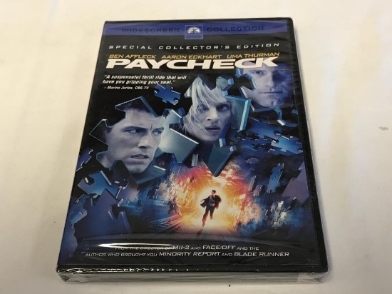 PAYCHECK Ben Affleck DVD NEW SEALED