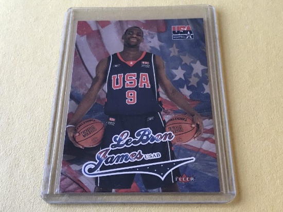 LEBRON JAMES 2004 Fller USA TEAM Basketball Card