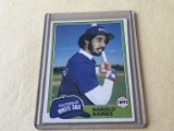 HAROLD BAINES 1981 Topps Baseball ROOKIE Card