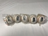Lot of 5 1993 GIANTS Chevron Baseballs-Barry Bonds