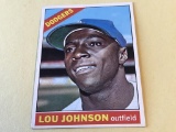 LOU JOHNSON Dodgers 1966 Topps Baseball Card