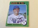 JERRY KOOSMAN Mets 1975 Topps Baseball Card