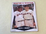 MAYS-RIGNEY Master & Mentor 1960 Topps Baseball