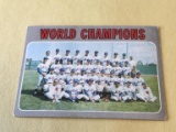 METS World Champions Team 1970 Topps Baseball Card