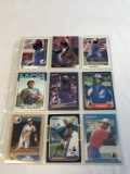TIM RAINES Expos Lot of 9 Baseball Cards HOF