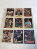 KEITH HERNANDEZ Cardinals Lot of 9 Baseball Cards-