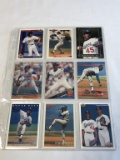 PEDRO MARTINEZ Dodgers Lot of 9 Baseball Cards HOF