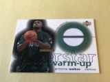 ANTOINE WALKER 2001 UD Basketball JERSEY Insert