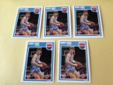 DANNY AINGE Lot of 5 1989 Fleer Basketball Cards