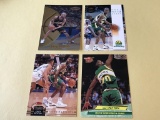 GARY PAYTON Lot of 4 Basketball Cards