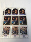 Lot of 9 MAGIC JOHNSON Lakers Basketball Cards