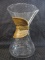 Vintage Chemex Pyrex Glass Pour Over Coffee Maker