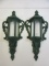 Lot of 2 Plastic Wall Sconces