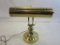 Gold Toned Piano Lamp