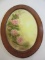 Framed Oval Oil Painting by Rosemary
