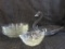 Lot of Vintage Glass Items, Including: Small Bowl