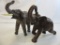 Lot of 2 Decorative Elephants