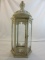 Glass & Metal Shabby Chic Candle Holder