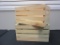 Lot of 2 Wood Crates