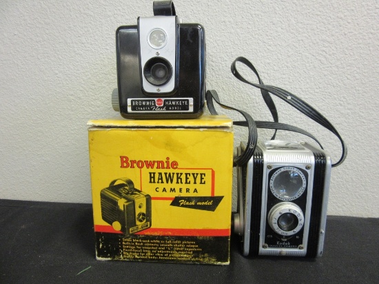 Lot of 2 Vintage Kodak Cameras