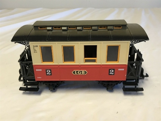 LGB G Scale 3011 #2 Red 2nd Class Passenger Car