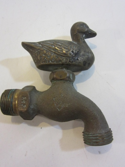Cast Iron Duck Decorative Outdoor Faucet