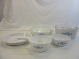 Lot of 7 Vintage Corning Ware Cookware