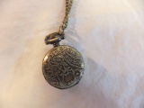 Woman's Pocket Watch Necklace