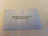 2010 Presidential Gold Plated Dollar Mint Coins