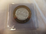 .999 Silver Plaza $10 Casino Gaming Token