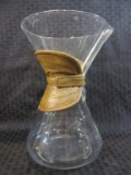 Vintage Chemex Pyrex Glass Pour Over Coffee Maker